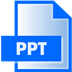 PPT File Extension Icon 72x72 png
